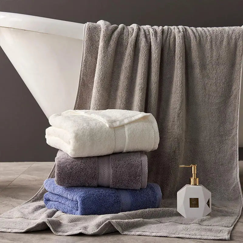Luxury bath towels 