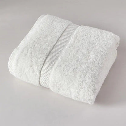 white comfortable towel 