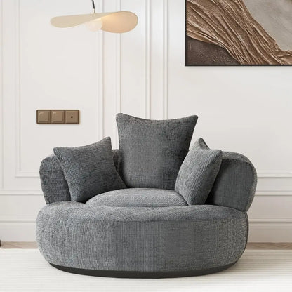 bean bag and cushions