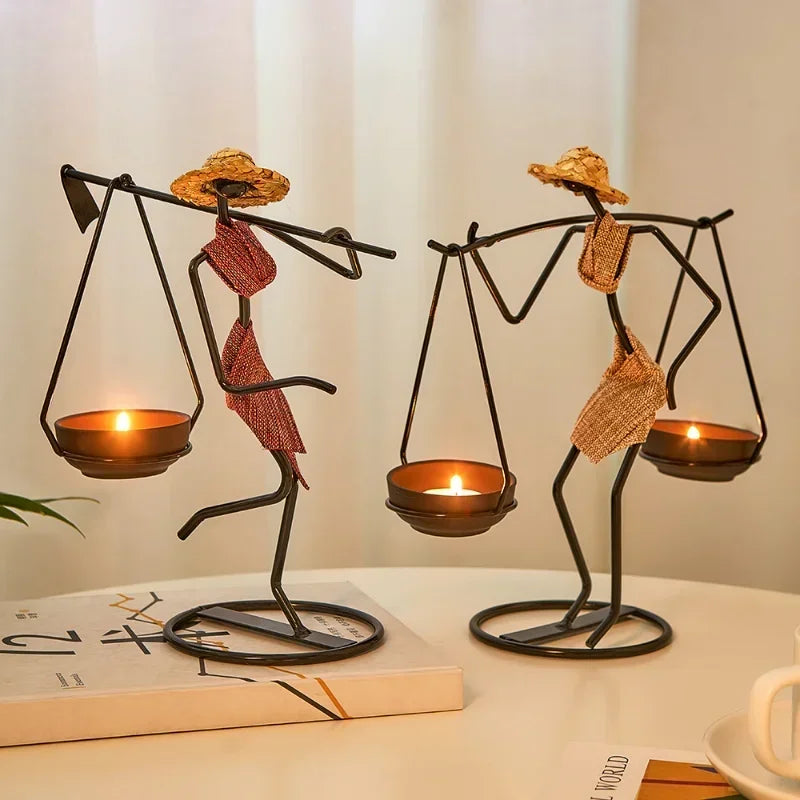 Metalica craft candle holder 