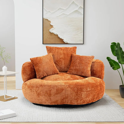 bean bag sofa and pillows 