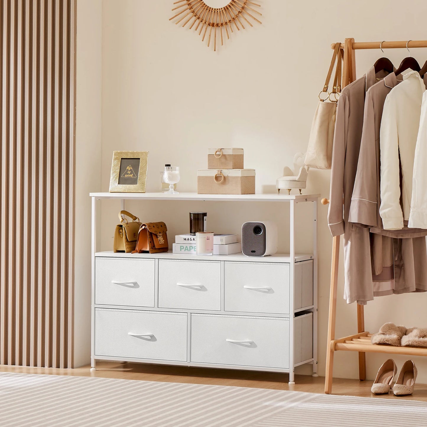 Shoe rack and console 