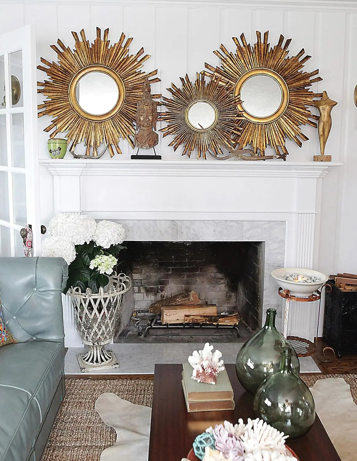 Creative Golden Sunburst Mirror - My Store